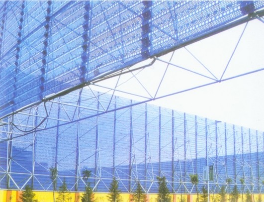 石狮环保扫风墙网架工程